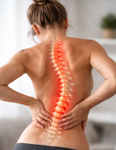 dos en torsion et douloureux 